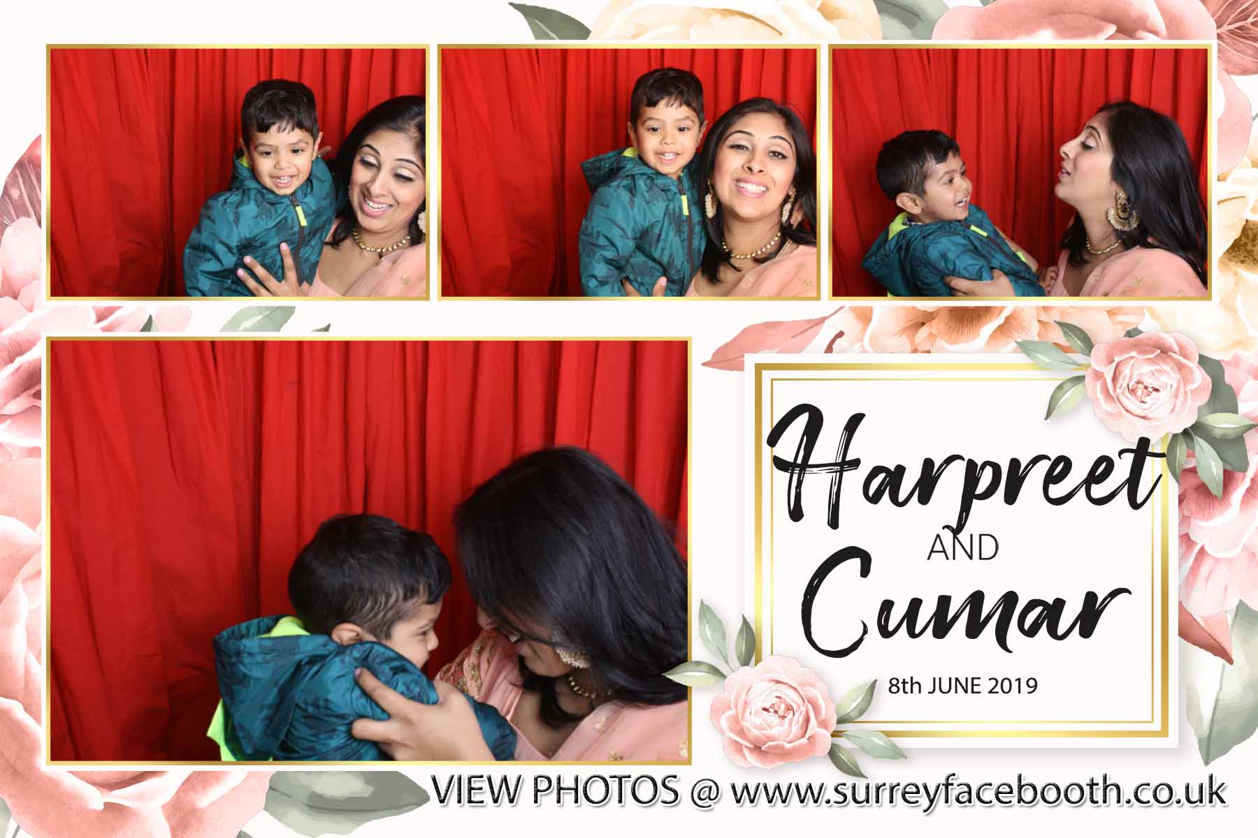 Harpreet & Cumar's Reception | View more photos from the event at galleries.surreyfacebooth.co.uk/u/Surrey-FaceBooth/Harpreet-Cumars-Reception